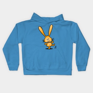 Dancing bunny Kids Hoodie